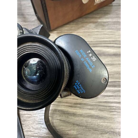 Vintage Bushnell Insta Focus Binoculars Sportsview Field Angle 7x35 With Case - Picture 5 of 14